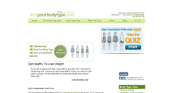 Desktop Screenshot of findyourbodytype.com